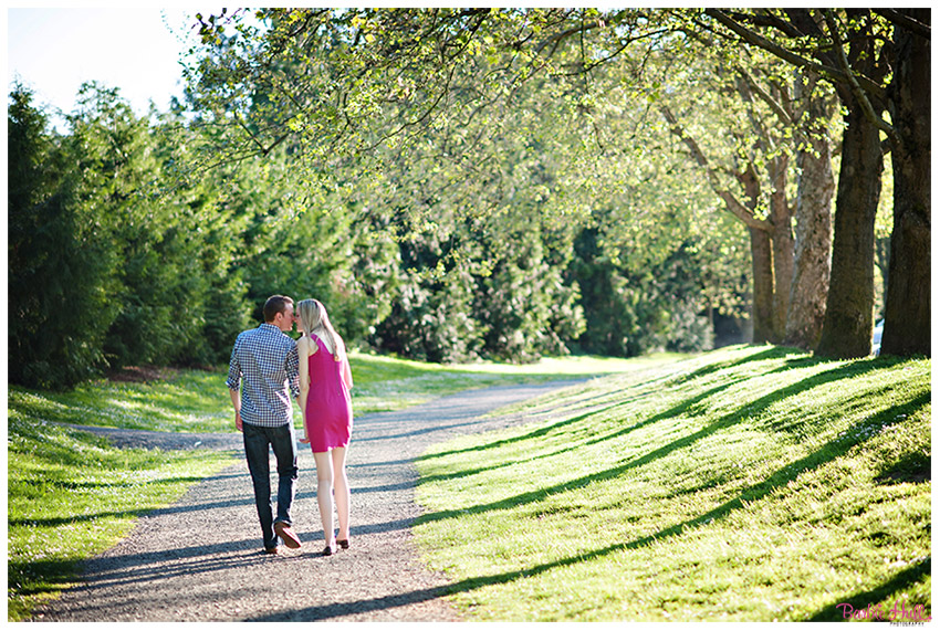 Seattle engagement portrait at Gasworks Park