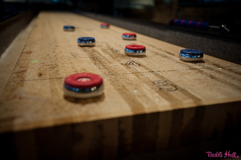 The Columbia Tower Club made a GREAT choice in adding a shuffleboard in their latest renovation.