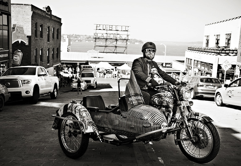 Mark from Hendrick's Gin at Pike Place Market