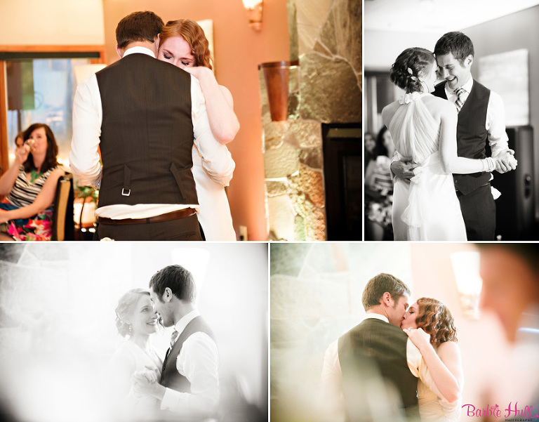 bride and groom dancing at wedding in Seattle, WA