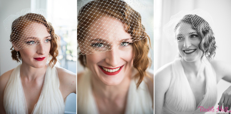 portraits of bride before wedding