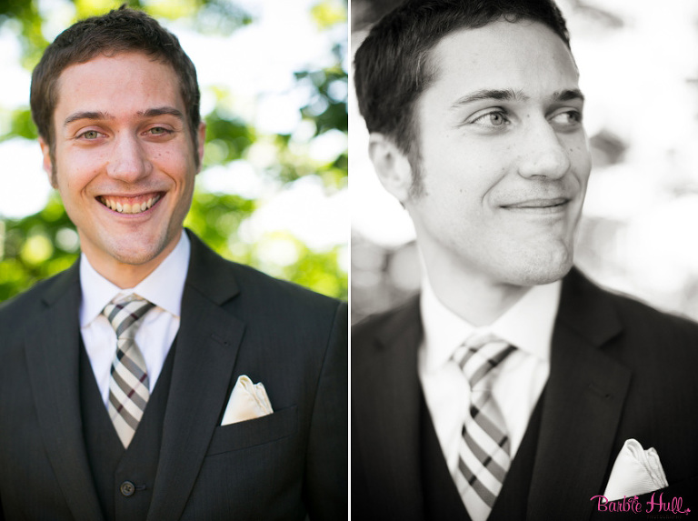 portraits of groom before wedding