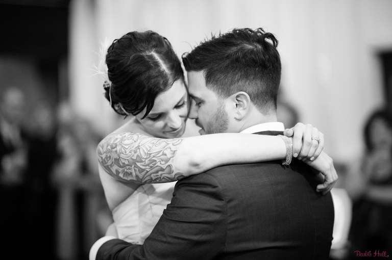 Hillary and Frank's first dance as a married couple