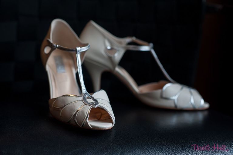 Diana's sweet wedding shoes
