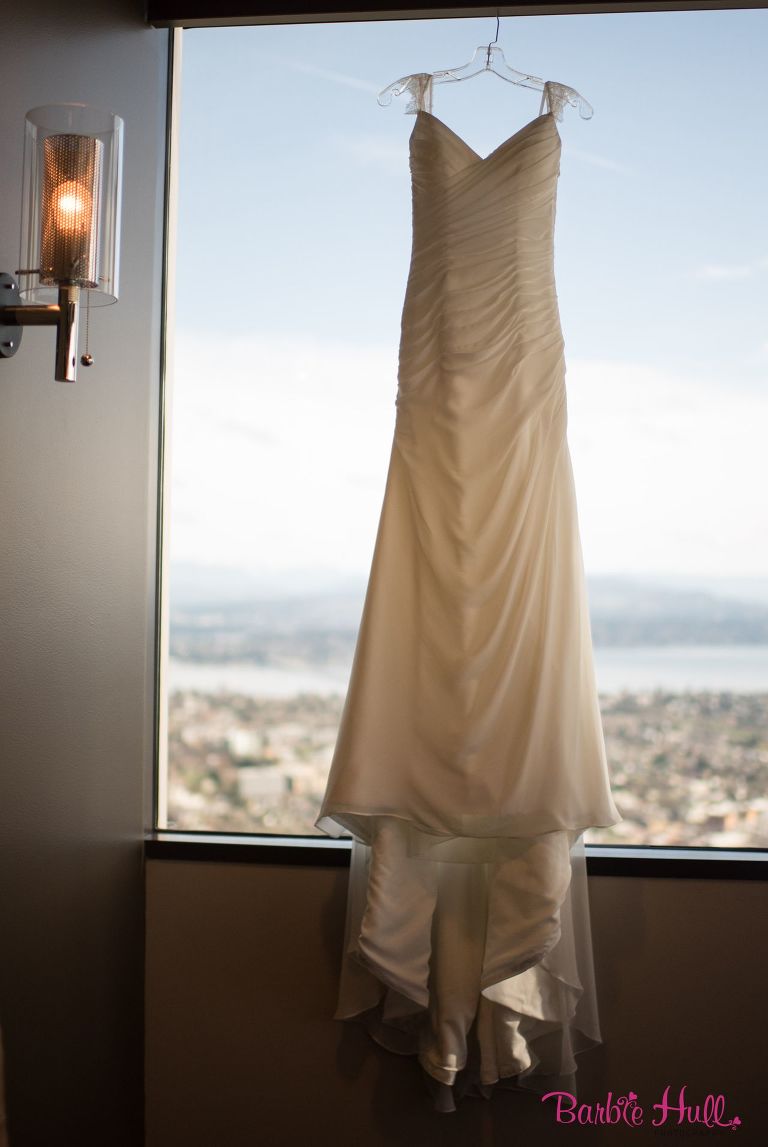 Dress by I Do Bridal Seattle Columbia Tower Club