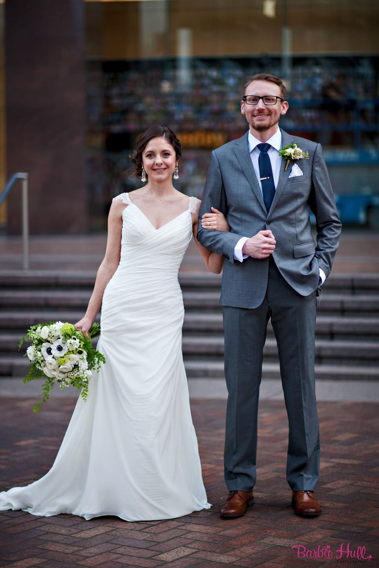 Chris and Amy's wedding day portrait