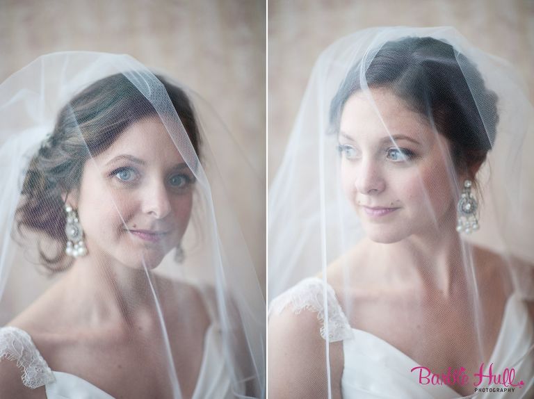 Bride portrait hair and makeup by Off White Hair & Makeup