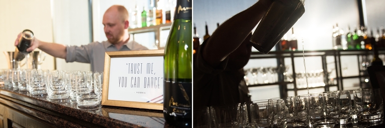 FinallyFentress Joey and Kristi drink tequila before the wedding reception, best day ever