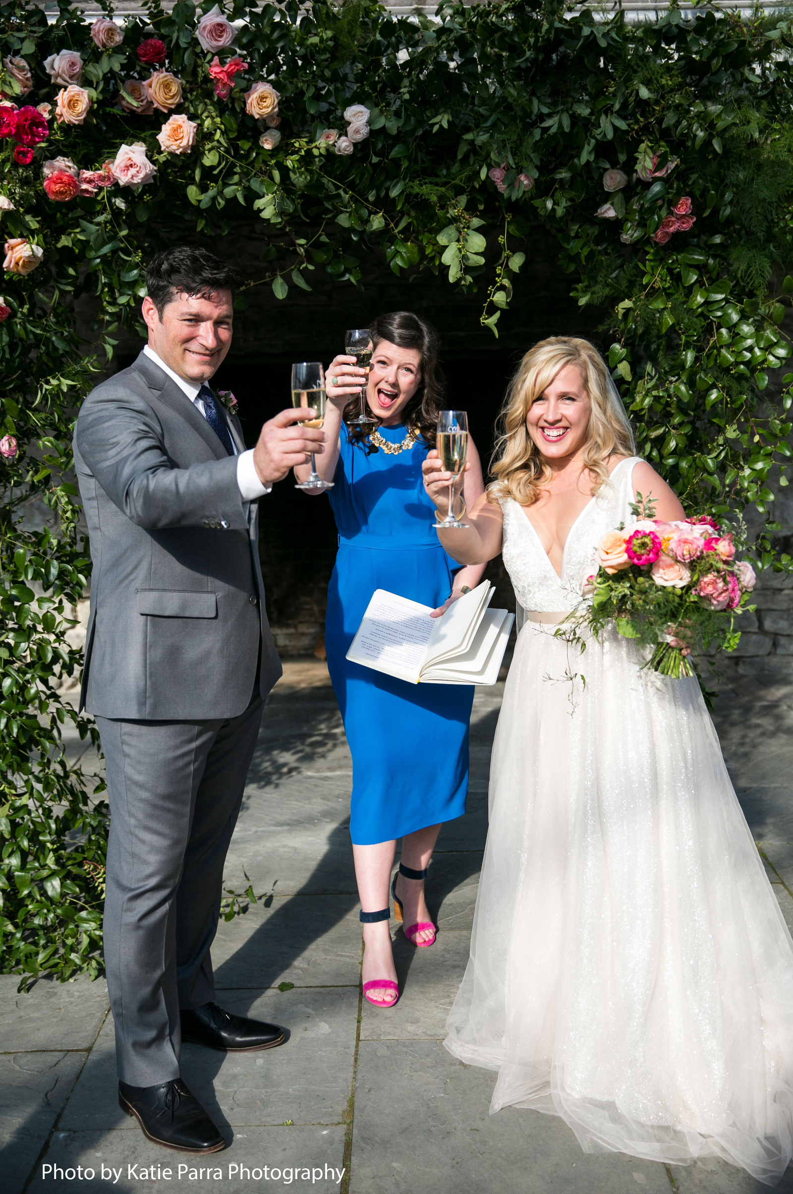 Chris & Barbie's 2019 Wedding at Roche Harbor with planner, officiant and favorite friend Megan Clark